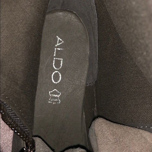 Aldo Umvoti Brown Leather/Suede Boot Size 7 - Picture 5 of 8